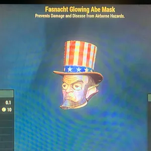 GLOWING ABE MASK