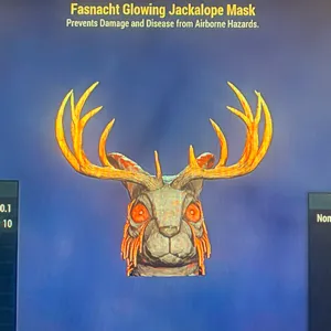GLOWING JACKALOPE MASK