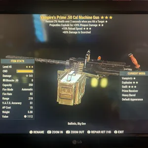 VE15r 50 CAL MACHINE GUN