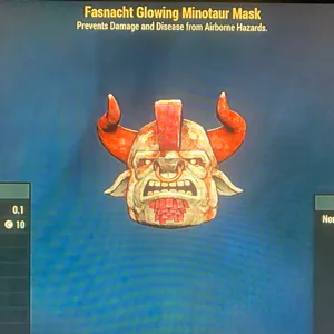 GLOWING MINOTAUR MASK