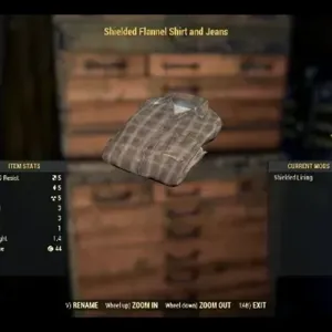 SHIELDED SHIRT AND JEANS