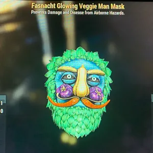 GLOWING VEGGIE MAN MASK