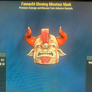 GLOWING MINOTAUR MASK