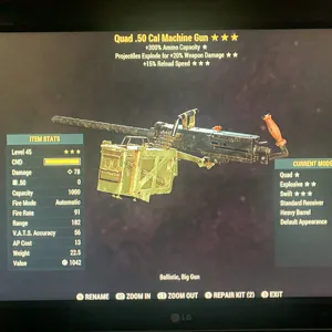 QE25r 50 CAL MACHINE GUN