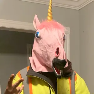 GLOWING UNICORN MASK