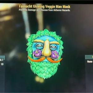 GLOWING VEGGIE MAN MASK