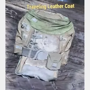 TRAVELING LEATHER COAT