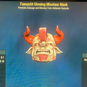 GLOWING MINOTAUR MASK
