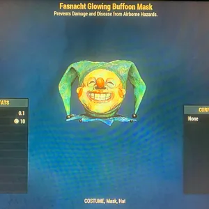 GLOWING BUFFOON MASK