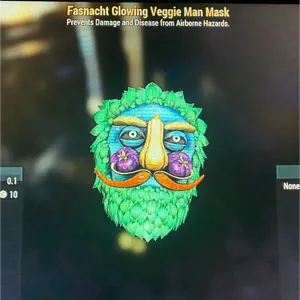 GLOWING VEGGIE MAN MASK
