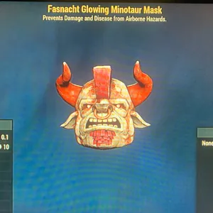 GLOWING MINOTAUR MASK