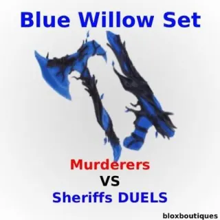 MVSD Limited blue willow set