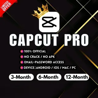 CAPCUT PRO 1 YEAR