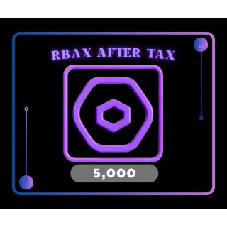 5000 Rbax After Tax