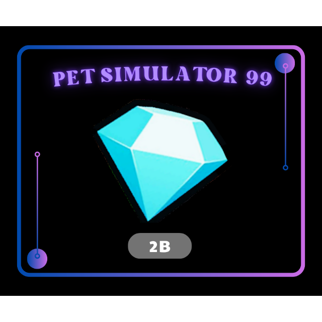 2B Gems - Pet Simulator 99 Game Items - Gameflip