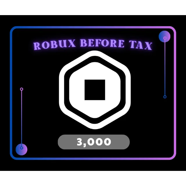 3000 robux before tax - Other Game Item - Gameflip