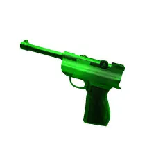 2x green Luger 