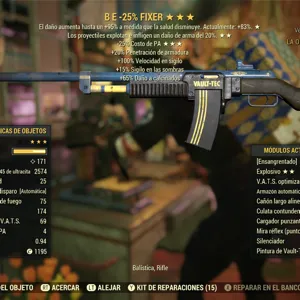 WEAPON I BE25 FIXER