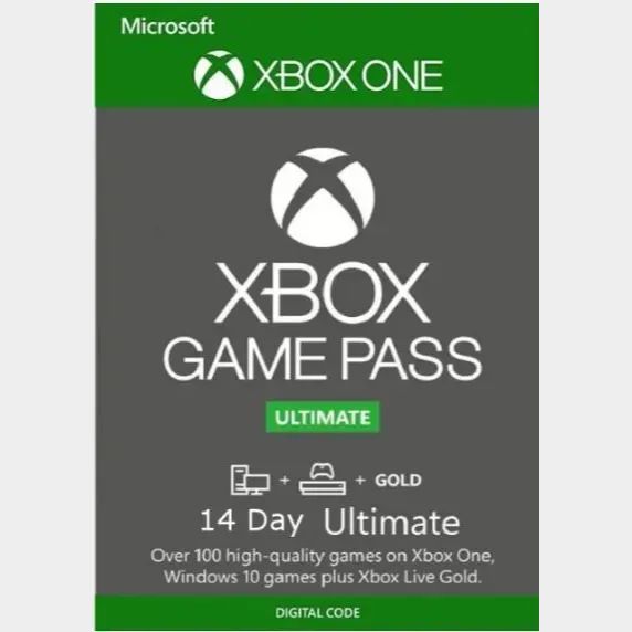 xbox game pass ultimate key 1 month