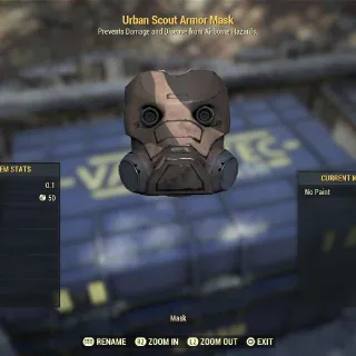 Reverse Urban Scout Mask