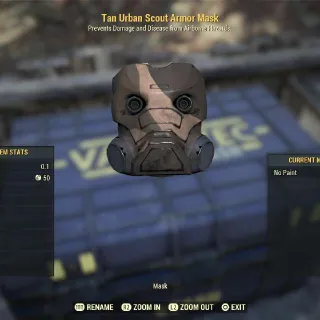 Tan Urban Scout Mask