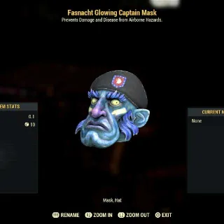 Fasnacht Glowing Captain