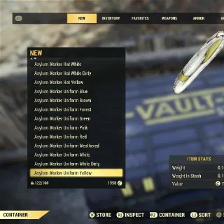 Asylum WorkerUniform Set