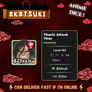 Anime Dice Unit 23sx/S