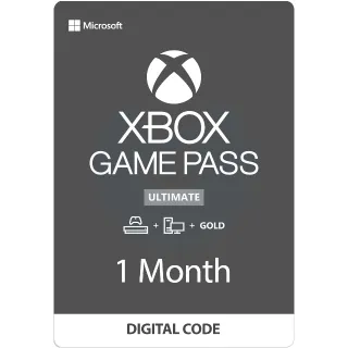 Xbox Game Pass Ultimate – 1 Month (Xbox / Windows) TURKEY REGION 🇹🇷
