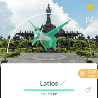 Shiny Latios Bali bg Trade