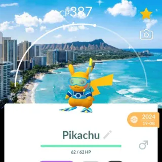 Shiny Pikachu World Bg