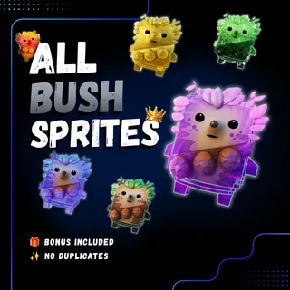 ALL BUSH SPRITES | Mastered - Level 5