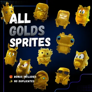 ALL GOLDS SPRITES | Complete Set | Fast Delivery