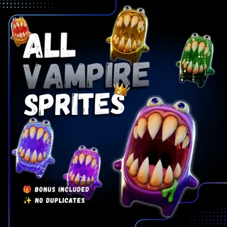 All Vampire Sprites | Mastered | Level 5