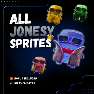 ALL JONESY SPRITES SPRITES | Mastered - Level 5