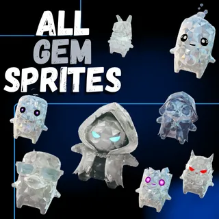 ALL GEM SPRITES | Complete Set | Fast Delivery