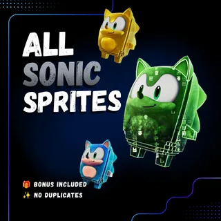 SONIC SPRITES | Complete Set | Fast Delivery