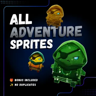 ADVENTURE SPRITES | Complete Set | Fast Delivery