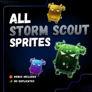ALL STORM SCOUT SPRITES | Mastered - Level 5