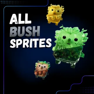 ALL BUSH SPRITES | Complete Set | Fast Delivery