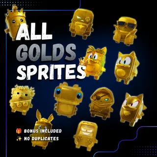ALL GOLDS SPRITES | Mastered - Level 5
