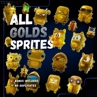 ALL GOLDS SPRITES | Mastered - Level 5