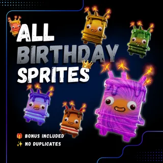 All Birthday Sprites | Mastered - Level 5