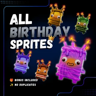 All Birthday Sprites | Mastered - Level 5