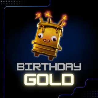Gold Birthday Sprite | Mastered | Level 5