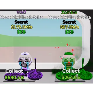 Fortnite Steal The Brainrot Nooo My Bicicleteira Void and Zombie