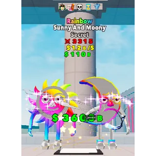 5traits Rainbow Sunny And Moony FORTNITE FIGHT THE BRAINROT - BRAINROT FIGHT