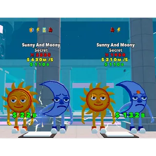 Sunny And Moony 4traits,2traits FORTNITE FIGHT THE BRAINROT - BRAINROT FIGHT