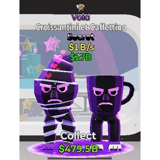 Void Croissantini et Caffettino 1Trait 1B/s Fortnite Steal The Brainrot