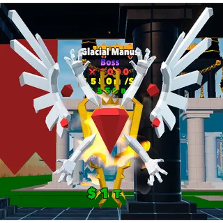Glacial Manus Boss FORTNITE FIGHT THE BRAINROT - BRAINROT FIGHT